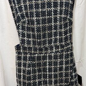 NWT Lulus Tweed Skort | Black White Mini | Size M